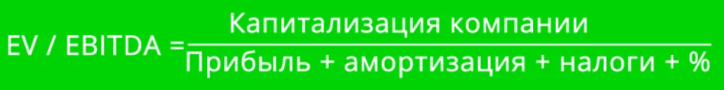 Коэффициент EV / EBITDA