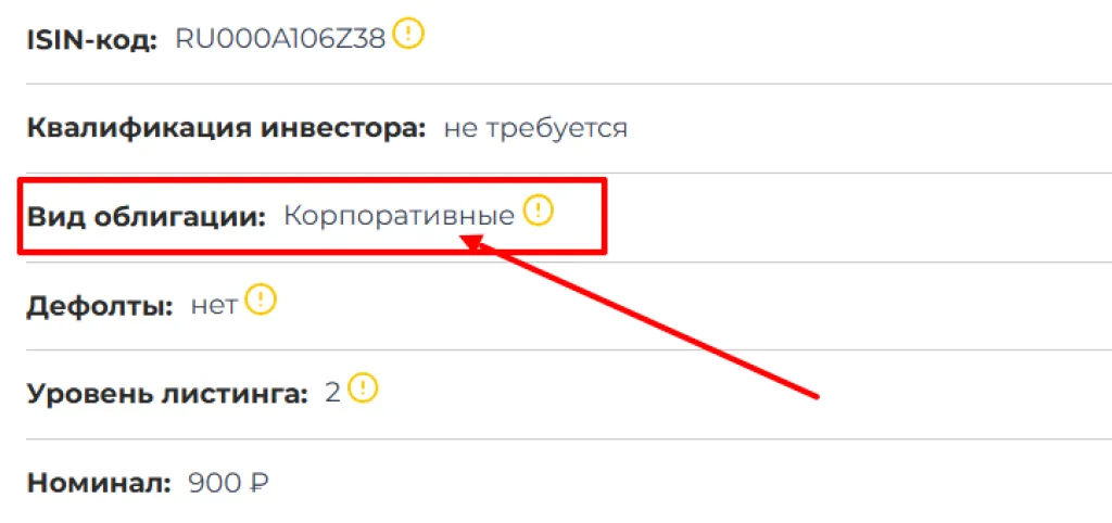 Вид облигаций1 Вид облигаций1