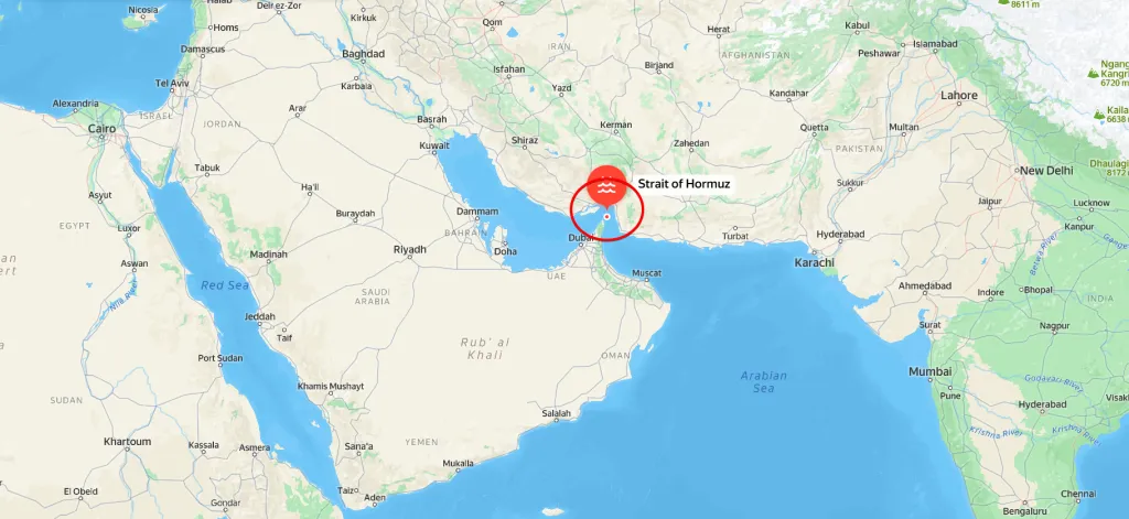 Блокировка Ормузского пролива